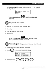 Preview for 19 page of Sentrol ZXVFD How To Use Manual