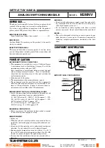 Предварительный просмотр 7 страницы SENTRONIC M-SYSTEM M2MNV Manual