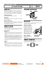 Предварительный просмотр 3 страницы SENTRONIC M-SYSTEM Mini-M Series Instruction Manual