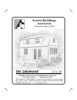 Sentry Buildings the Lakewood 12' x 18' Assembly Book preview
