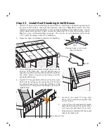 Preview for 33 page of Sentry Buildings the Lakewood 12' x 18' Assembly Book