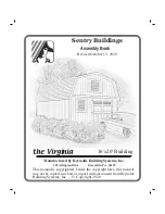 Preview for 1 page of Sentry Buildings The Virginia Assembly Book