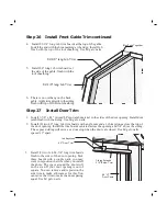 Preview for 23 page of Sentry Buildings Virginia 16x24 Assembly Book