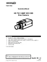 Preview for 1 page of Sentry US TV8T-700 Operational Manual