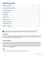 Preview for 2 page of Sentry Cobra M Installation, Operation & Maintenance Manual