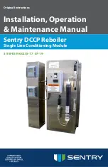 Preview for 1 page of Sentry DCCP Reboiler Installation, Operation & Maintenance Manual