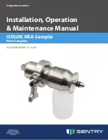 Sentry ISOLOK MSA Installation, Operation & Maintenance Manual preview