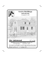 Sentry Lakewood Assembly Book preview