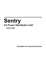 Sentry PTPD-H0 Installation And Operation Manual preview