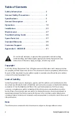 Предварительный просмотр 2 страницы Sentry Sample Sentry II High Pressure Installation, Operation & Maintenance Manual