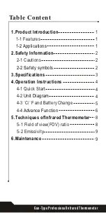 Preview for 3 page of Sentry ST 653 Instruction Manual