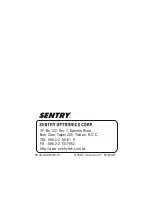 Предварительный просмотр 16 страницы Sentry ST 662 Instruction Manual