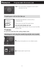 Preview for 6 page of SentrySafe Master Lock Fire-Safe FP082C Owner'S Manual