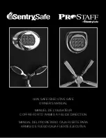 SentrySafe ProStaff Owner'S Manual preview