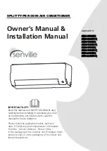 Senville SENA/09HF/IQ Owner'S Manual & Installation Manual preview