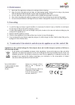 Предварительный просмотр 25 страницы Senya SYBF-CM013 User Instructions