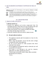 Предварительный просмотр 24 страницы Senya SYBF-CM025 User Instructions