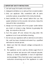 Preview for 14 page of Senya SYCK-AF002 User Instructions