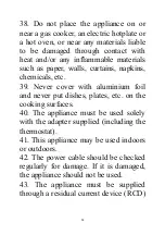 Предварительный просмотр 24 страницы Senya SYCK-G043 User Instructions