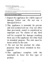 Preview for 16 page of Senya SYCK-WM012 User Instructions