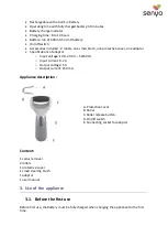 Предварительный просмотр 30 страницы Senya SYWB-BS011 User Instructions