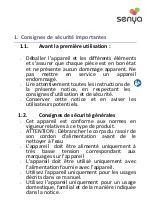 Preview for 2 page of Senya SYWB-BS040 User Instruction