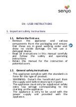 Preview for 32 page of Senya SYWB-BS040 User Instruction