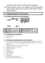 Preview for 17 page of Senya SYWB-S007 User Manual