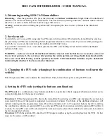 Preview for 2 page of SEO Electronics CANi User Manual