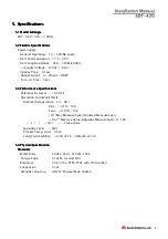 Preview for 10 page of Seojin Instech SDT-420 Installation Manual