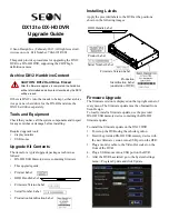 SEON DX12 Upgrade Manual preview