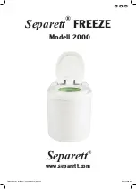 Separett Freeze 2000 User Manual preview