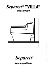 Separett VILLA 9010 Instruction Manual preview