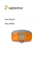 SEPTENTRIO Altus APS3G User Manual preview