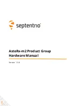 SEPTENTRIO AsteRx-m2 Hardware Manual preview