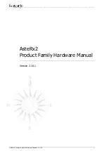 SEPTENTRIO AsteRx2 Series Hardware Manual предпросмотр