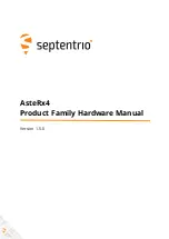 Предварительный просмотр 1 страницы SEPTENTRIO AsteRx4 Hardware Manual