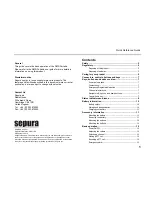 Предварительный просмотр 2 страницы Sepura SEP8040 Quick Reference Manual