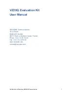 SEQUANS VZ20Q User Manual предпросмотр