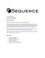 Preview for 1 page of Sequence CAV-SB03-DISH Quick Start Manual