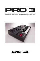 Sequential PRO 3 User Manual preview