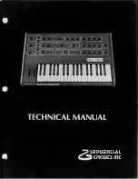 Preview for 1 page of Sequential Pro One Technical Manual