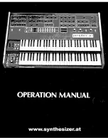 SequentialSystems prophet-10 Operation Manual preview