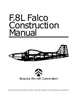 Preview for 2 page of Sequoia Aircraft Corporation F.8L Falco Construction Manual