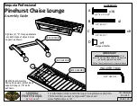 Sequoia Professional Pinehurst Assembly Manual предпросмотр