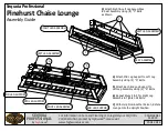 Preview for 2 page of Sequoia Professional Pinehurst Assembly Manual