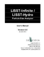 Preview for 1 page of Sequoia LISST-Hydro User Manual