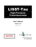 Sequoia LISST-Tau User Manual предпросмотр