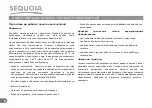 Предварительный просмотр 8 страницы Sequoia SAS16 Operating Instructions Manual