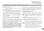 Предварительный просмотр 15 страницы Sequoia SAS16 Operating Instructions Manual